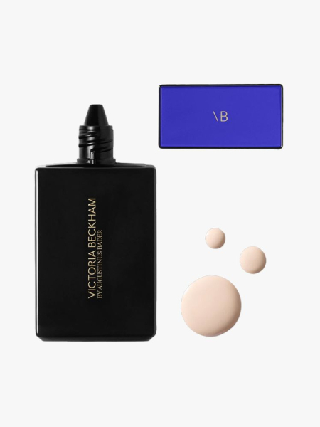 Victoria Beckham Beauty Foundation Drops in branded component on a light gray background