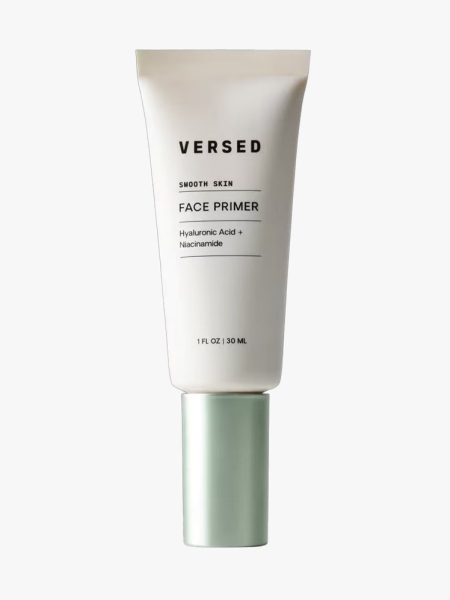 Versed Smooth Skin Face Primer in branded tube component on a light gray background